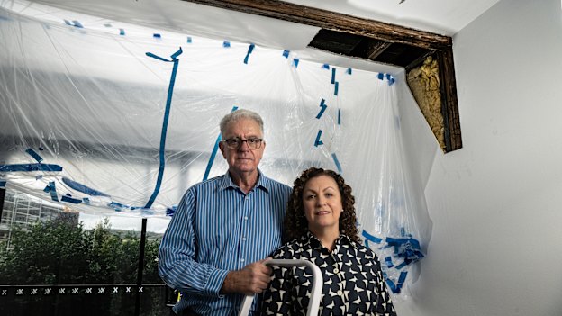 Maria and John Tsolakis bought their dream townhouse in 2021 and have had nothing but problems since – none of which were apparent prior to purchase. 