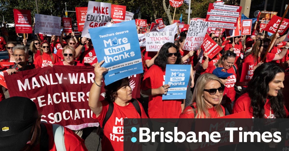 NSW teachers strike: CBD protest marks second demonstration in six months - Vimarsana News
