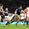 Former Rebels back Sione Tuipulotu is a midfield weapon for Scotland.