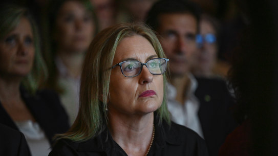 Premier Jacinta Allan at the launch of Melbourne Holocaust Museum in Elsternwick this week.