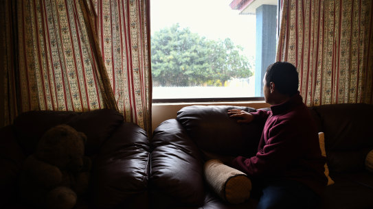 Abdul* at his home in Perth.