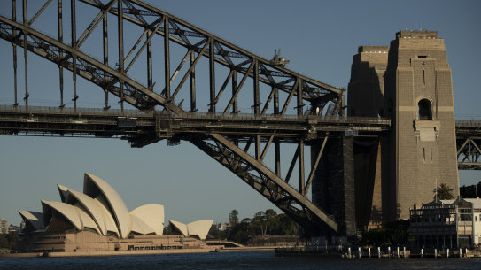 Sydney Harbour Bridge.