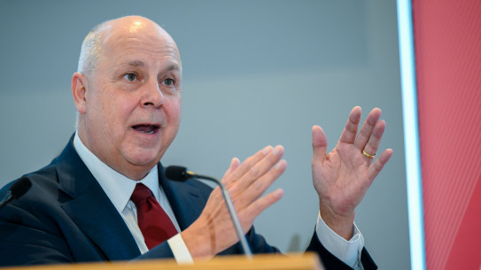 Victorian Treasurer Tim Pallas said the Andrews government was pursuing a “growth strategy” with “stabilised debt” as a way of reducing the relative level of debt.