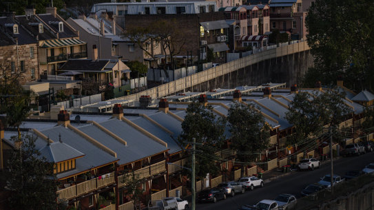 Millers Point has been identified as a short-term rental accommodation hotspot. 