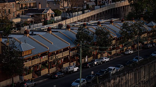 One-third of homes in Millers Point were empty on Census night.