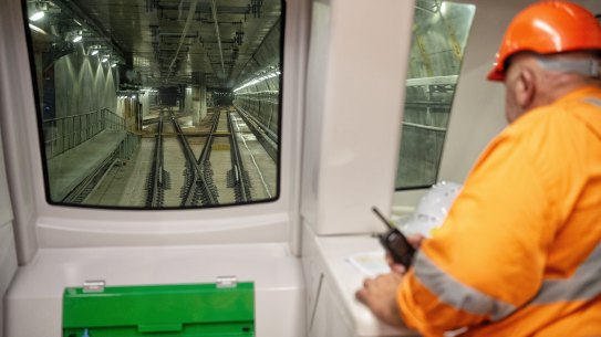 The opening of the new line between Chatswood and Sydenham is slated for August,