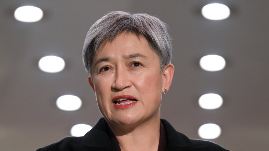 Foreign minister Penny Wong. 
