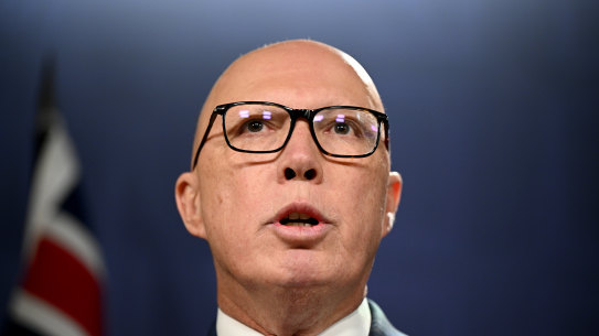 Opposition Leader Peter Dutton.