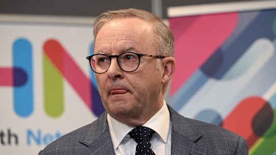 Prime Minister Anthony Albanese in Melbourne on Tuesday.