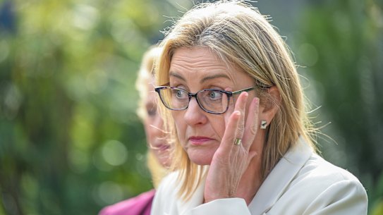 Jacinta Allan spoke to the media after being named Victoria’s 49th premier.