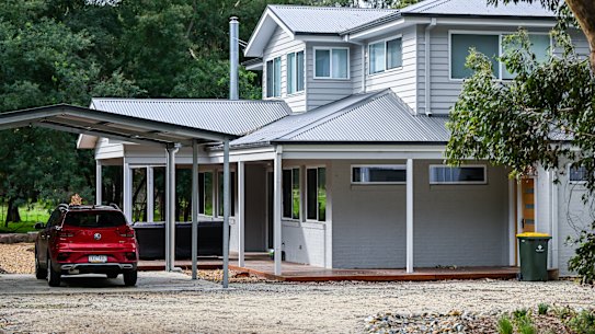 Erin Patterson’s Leongatha home, the scene of the fatal lunch.