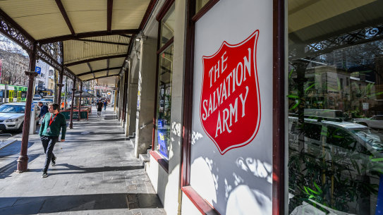 The Salvation Army building on Bourke Street, which has been floated as the site of a second possible safe injecting room.