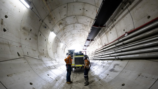 Inside the new Metro tunnels snaking their way to the airport
