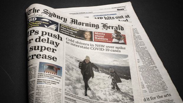 Sydney Morning Herald nation’s most read masthead