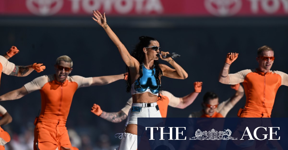 Katy Perry – like the Lions – ruled the MCG with a slick performance and high energy
