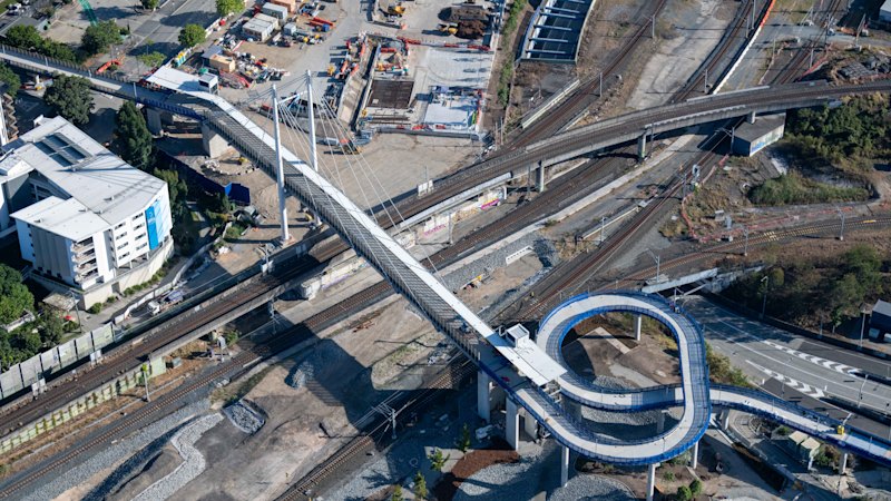 This bridge is a missing walking and cycling link – and it was supposed to open this year
