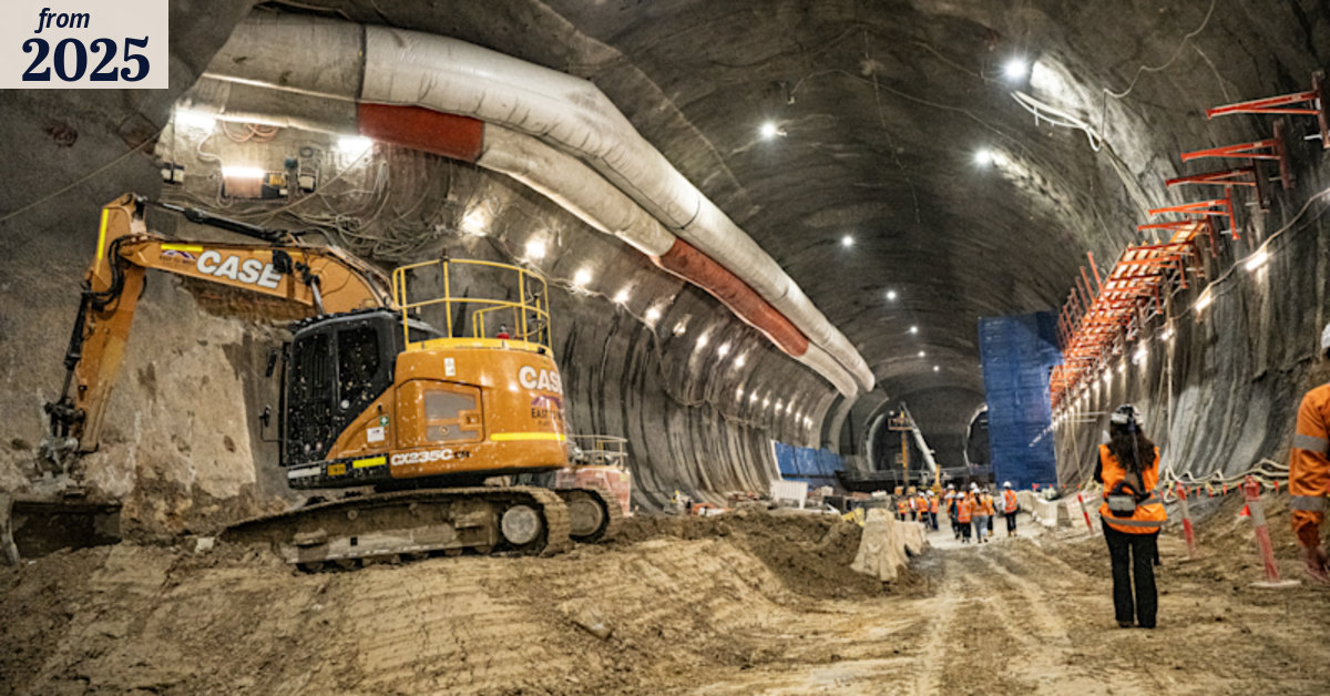 Sydney metro: Hunter Street station reaches milestone