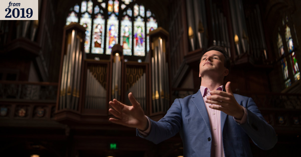Passion burns brightly for choirman Sam
