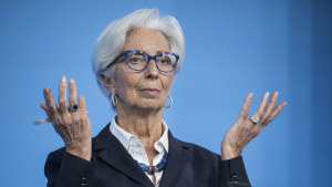ECB president Christine Lagarde predicts the eurozone economy to accelerate strongly this year.