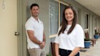 Aleks Stevanovic and Steve Penna have left their jobs in Melbourne to pursue life as moteliers in regional NSW.