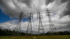 Electricity transmission lines near Churchill
