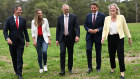 The Prime Minister hit the hustings, along with Treasurer Jim Chalmers, Queensland Minister for Housing Meaghan Scanlon, Queensland Deputy Premier Cameron Dick and Minister for Housing Clare O’Neil 