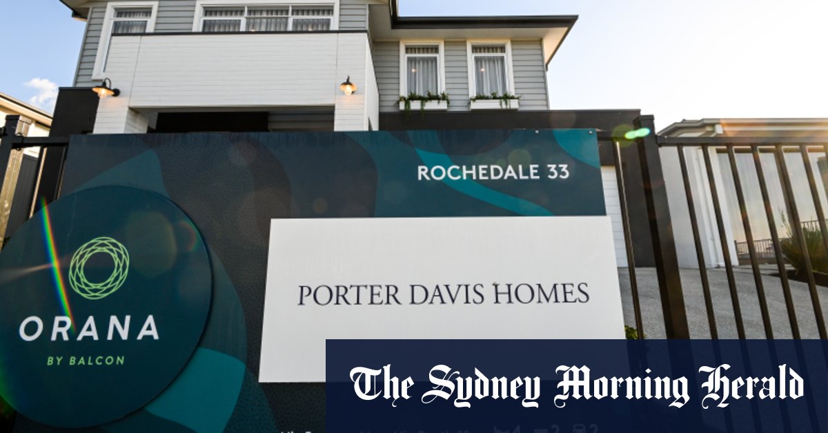 Builders appointed to finish Porter Davis victims’ homes