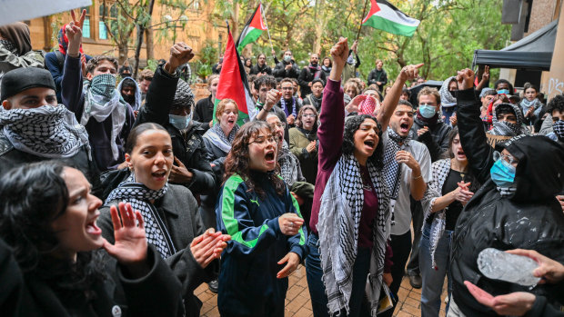 More warnings but no action against Melbourne Uni’s Gaza sit-in