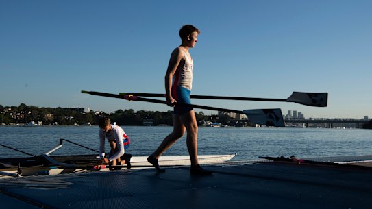 Hundreds of rowers from community clubs and school groups use th