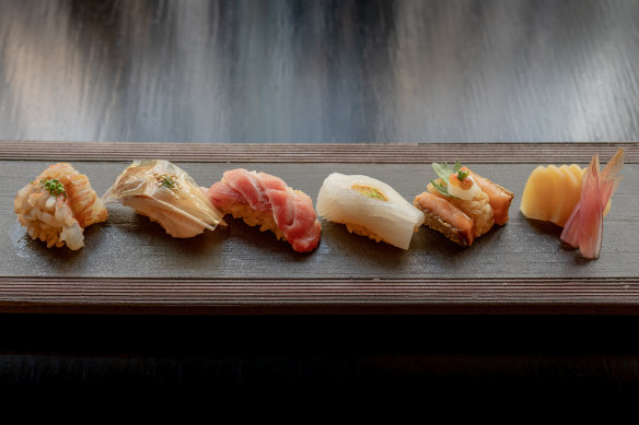 Assorted nigiri. 