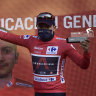 Carapaz wrestles red jersey back from Roglic after brutal Angliru climb