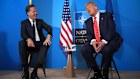 US President Donald Trump and NATO Secretary General Mark Rutte.