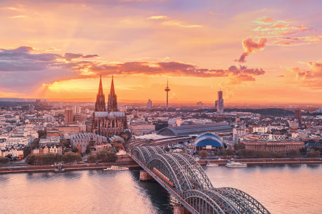 Cologne on the Rhine. Winter is a quieter and more affordable time to cruise Europe’s rivers.