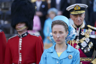 Erin Doherty as the young Princess Anne in season 3 of The Crown.