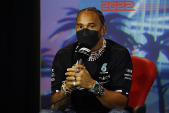 Lewis Hamilton wore plenty of jewellery at his press conference last week.