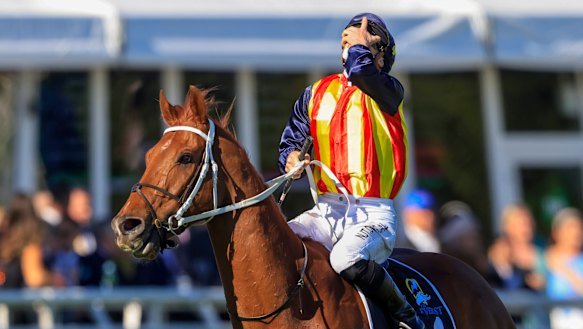 James McDonald was emotional after winning last year’s The Everest on Nature Strip.