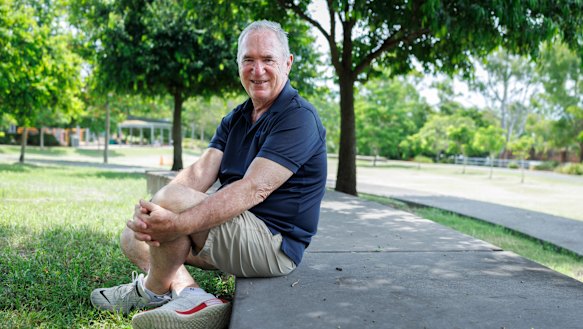 Allan Border in Brisbane last December.