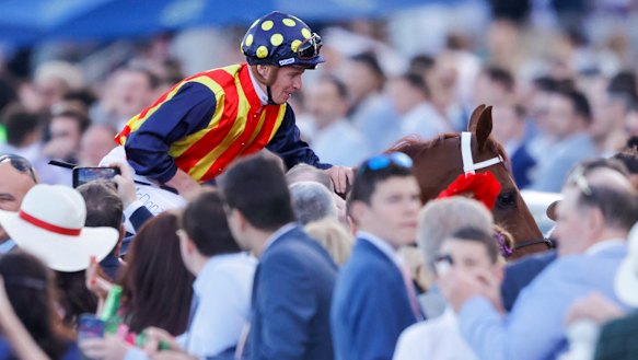 James McDonald will ride The Everest favourite and defending champion Nature Strip.