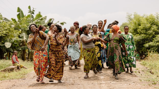 Members of the Mukunyu Women Survivor Network in Kasese, Uganda.