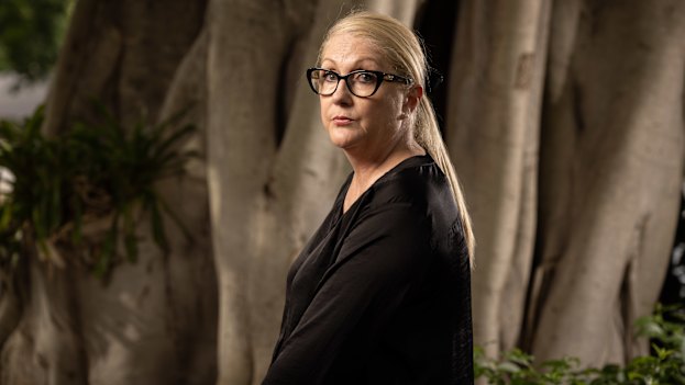 Kerrilyn Ridgway, whose husband Kris walked out when his family questioned him on his sacking from Shaw and Partners.