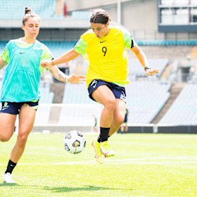 Matildas captain Sam Kerr hasn’t spoken to the media this week.