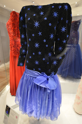 The Azagury dress on display.