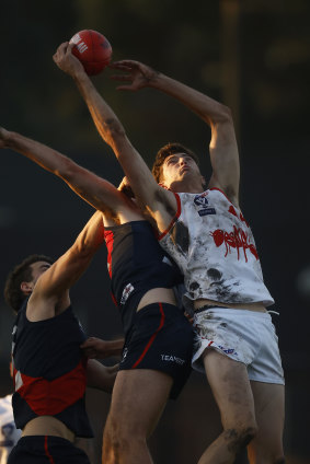 Brandon Ryan in action for the Bullants at the weekend.