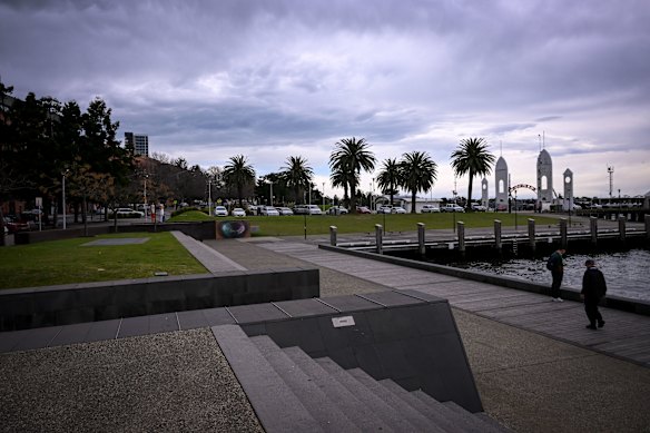 The Geelong waterfront. Waurn Ponds is on the city’s outskirts.