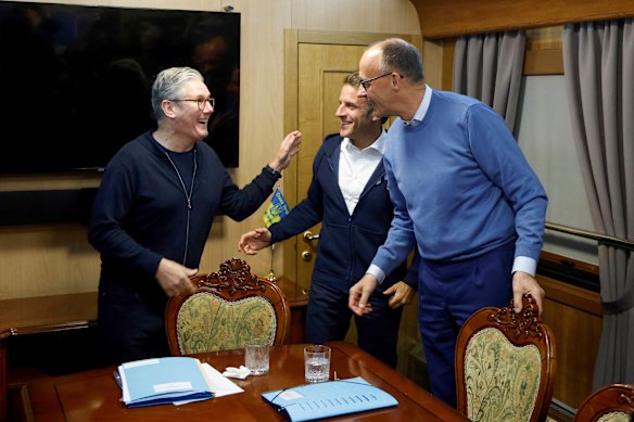 Russia’s propaganda machine alleged the leaders were doing cocaine and neglected to hide the paraphernalia.