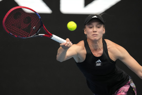 Elena Rybakina was too good for Jelena Ostapenko in their quarter-final.