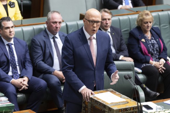Opposition Leader Peter Dutton has described the Voice proposal as divisive.