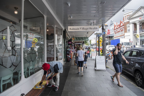 The owner of Balmain Village Health says low vaccine supply means patients have been given windows to book their appointment.