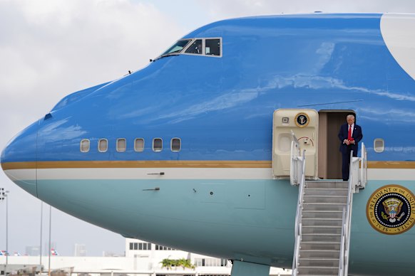 The current Air Force One is a Boeing VC-25, the military version of the hugely successful 747. 
