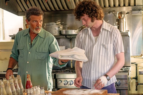 Antonio Banderas plays Chef, a kind and disciplined mentor for young Bourdain.